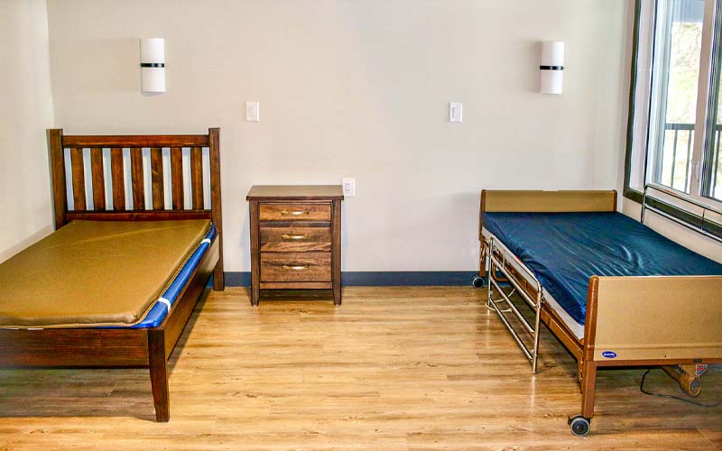 two bedroom cabin - bedroom one